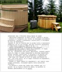 Istruzioni per l&#039;utilizzo della vasca in legno