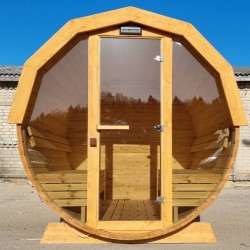 Sauna "Barel Moderna"-dł. 2m/Ø 2.2m