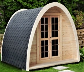 SPA Sauna 'Igloo' con stufa elettrica W-2.2:L-2.5
